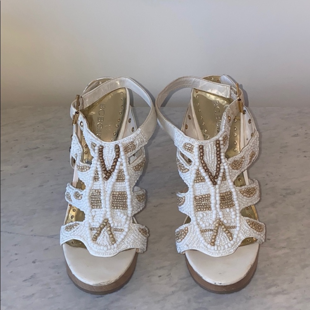 BCBG Limited beaded addition Heels